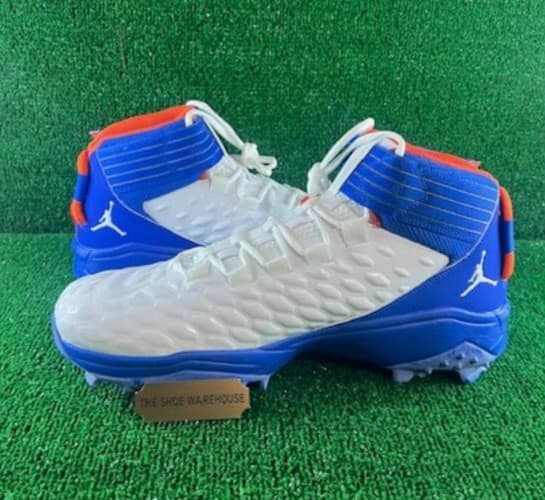Air Jordan Force Savage Pro 2 Shark 'Florida Gators' Cleats PE CV1666-102 Sz 15 2