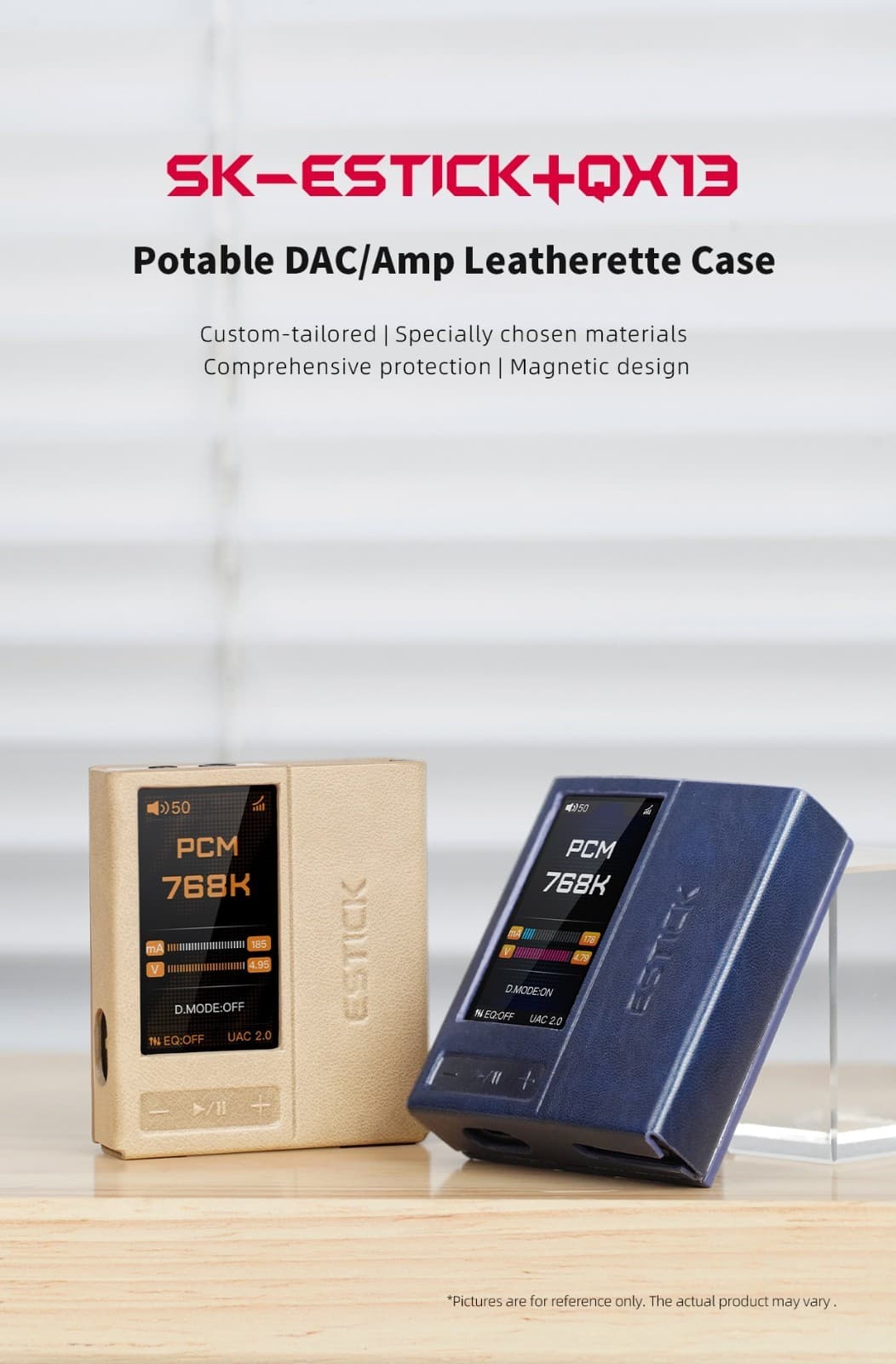 Mini Power Bank Leather Case For Fiio SK-ESTICK+QX13