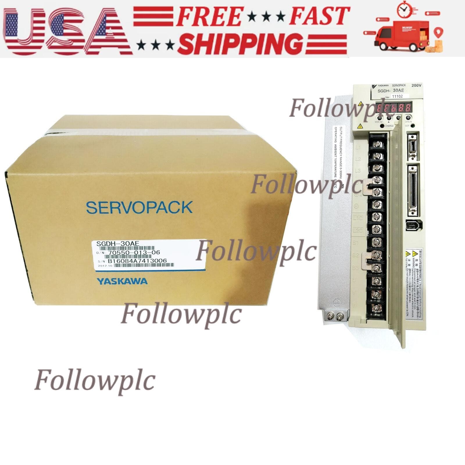 US FREE TAX   YASKAWA SGDH-30AE SGDH30AE Servo Drive