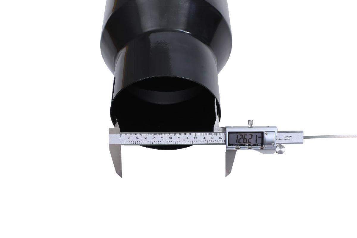 Black Straight Stainless Steel Exhaust Tip 4"-7" , Wall Thickness 1.2mm 3