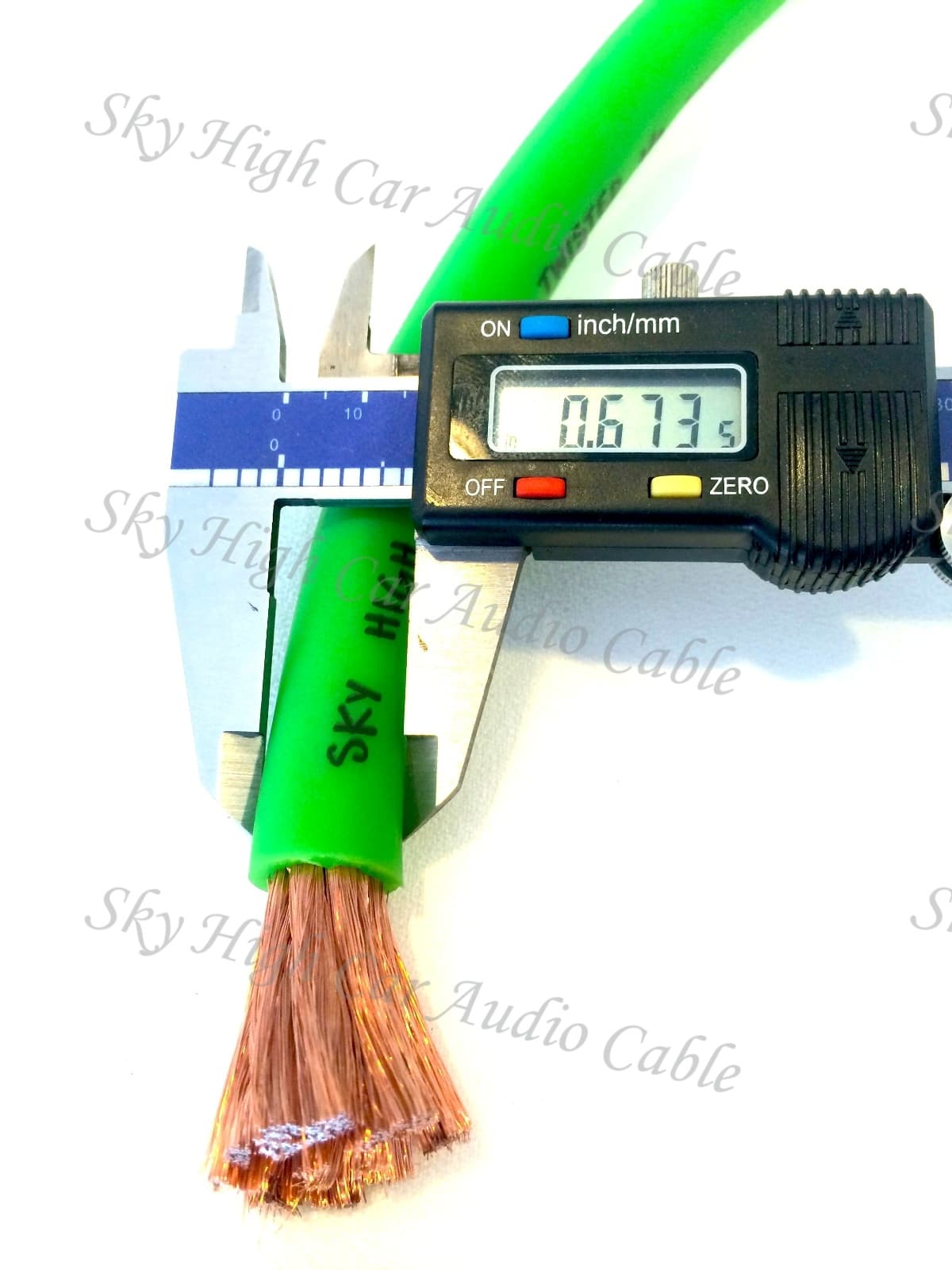 Sky High Oversized 1/0 Gauge OFC AWG Big 3 Upgrade RED/BLACK Electrical Wiring 2