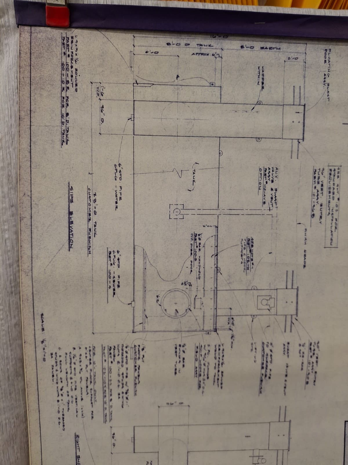 Iron Works 1987 200 PSI Blast & Fallout Shelter Standard Blueprints 6 Sheets 3