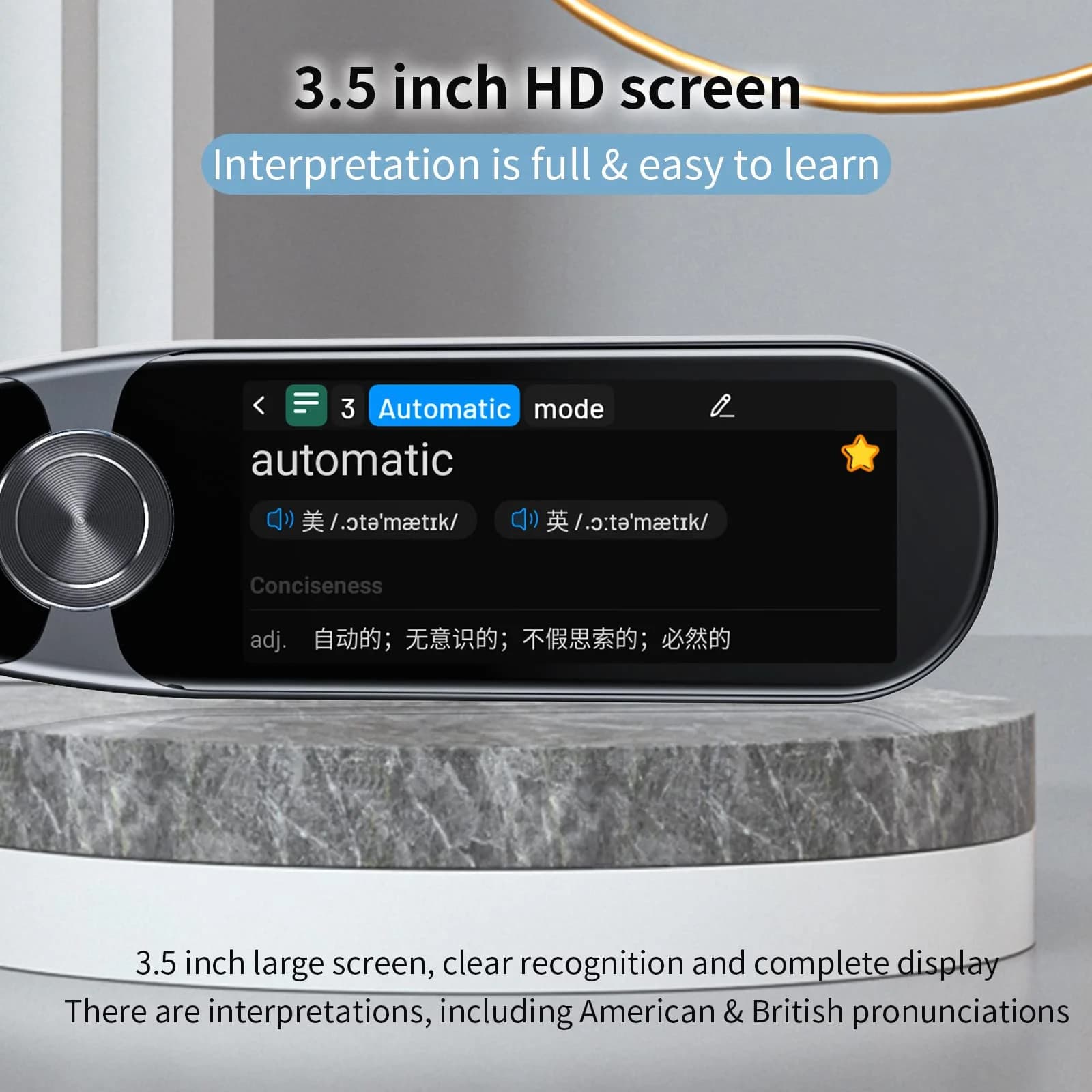 Language Translator Device for Dyslexia,Reader Pen Translation Scanner Dictionar 6