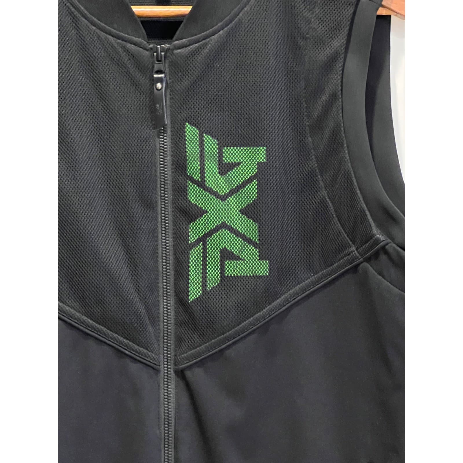 PXG Golf Vest Mens Small Black Sleeveless Full Zip Golfing Sporty Pockets 3