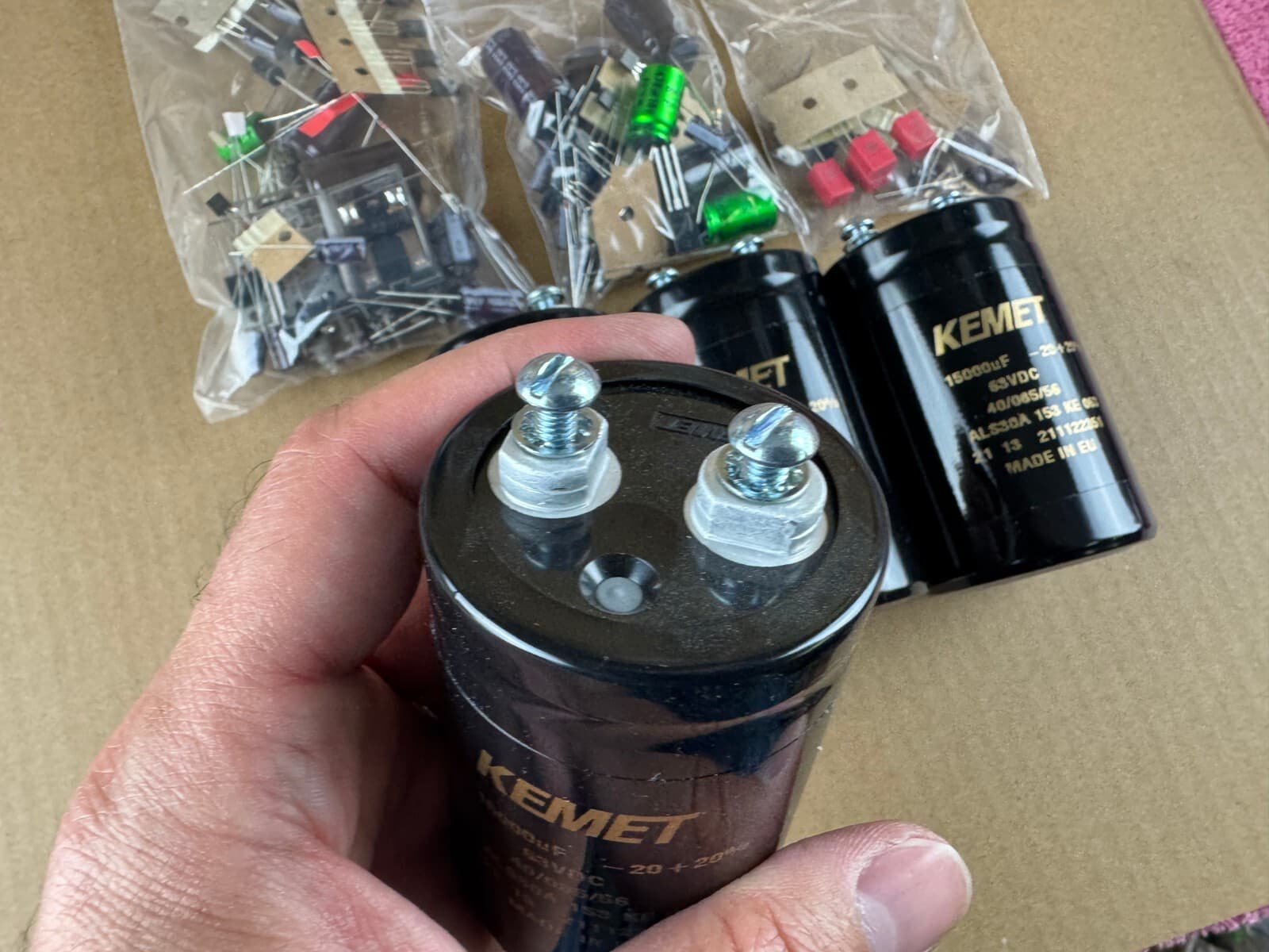 Sansui BA-2000 Complete Rebuild Kit High-Quality Recap Set Transistors Relays 5