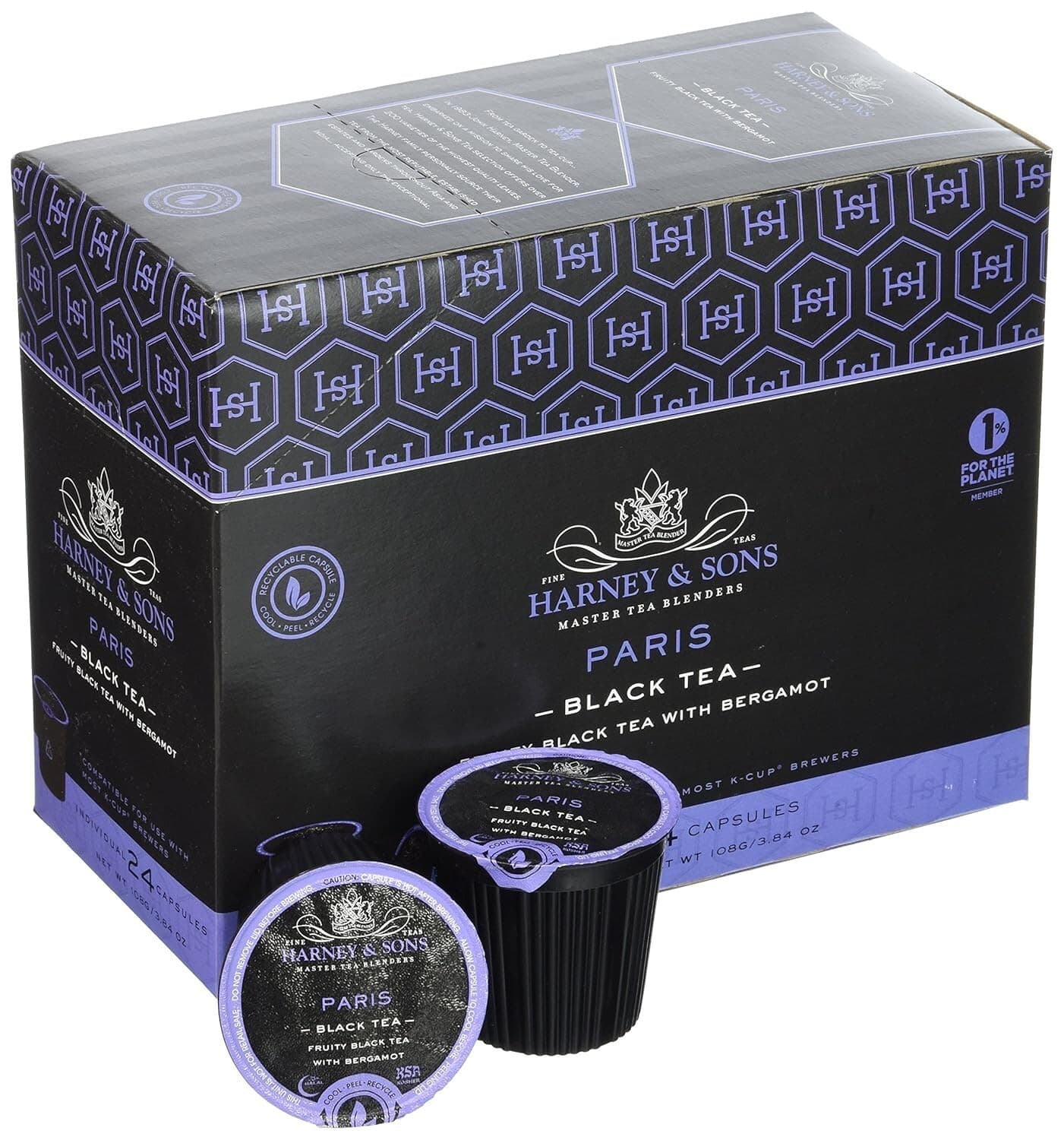 Harney and Sons Paris Black Tea Capsules (K-Cup Pod), 24 Count *FREE SHIPPING*