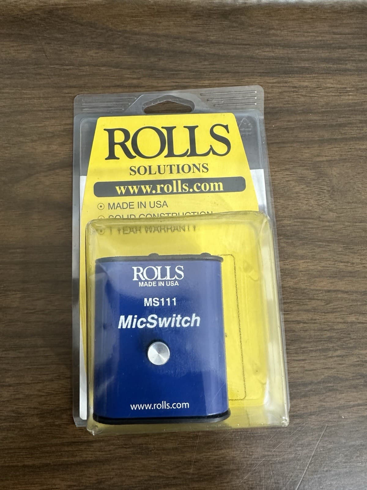 Rolls MS111 Original Version Unidirectional Polar Microphone Switch On/Off New