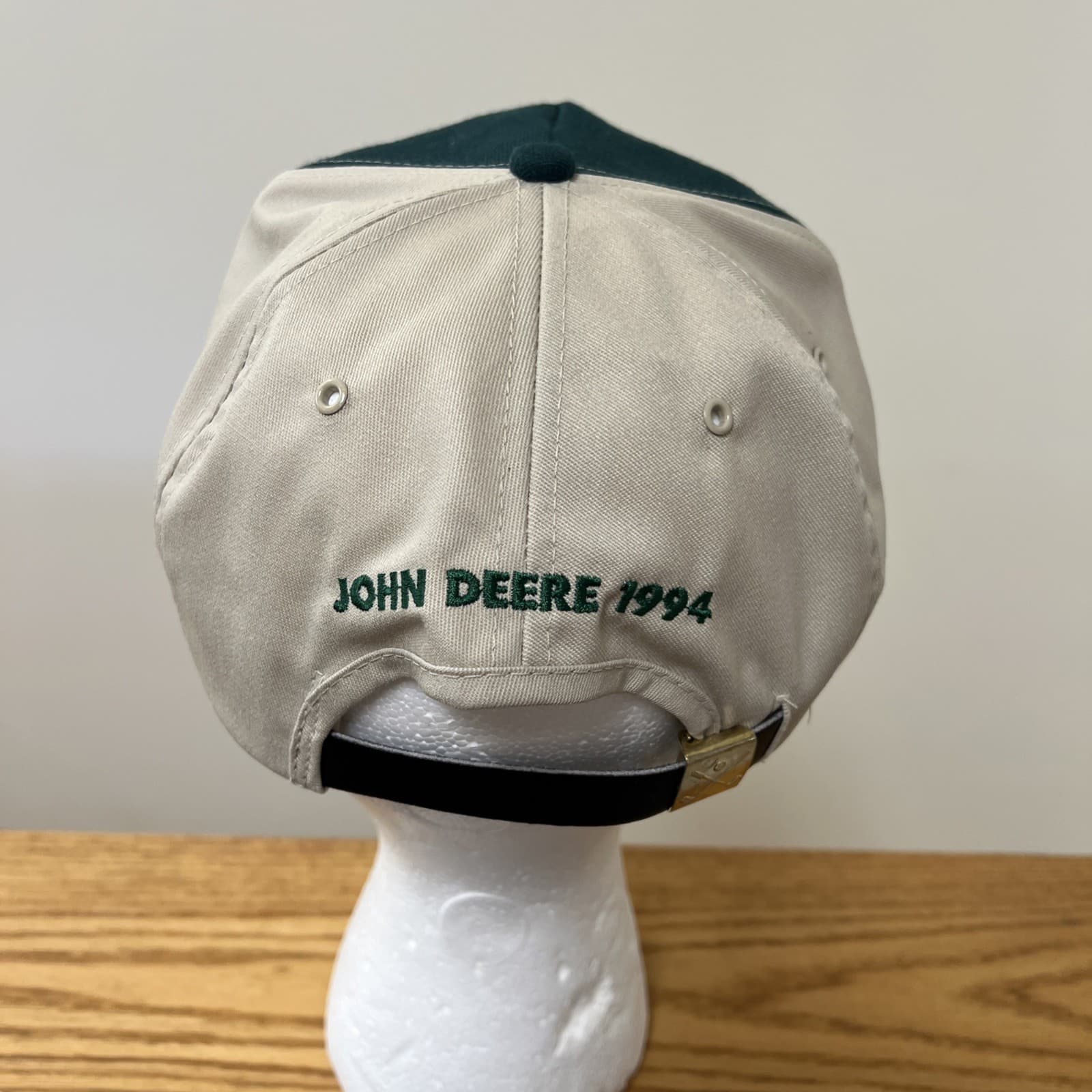 Vtg John Deere "Bringing it Home" 1994 Lawn Mower Cap Green Trucker Hat USA Made 5