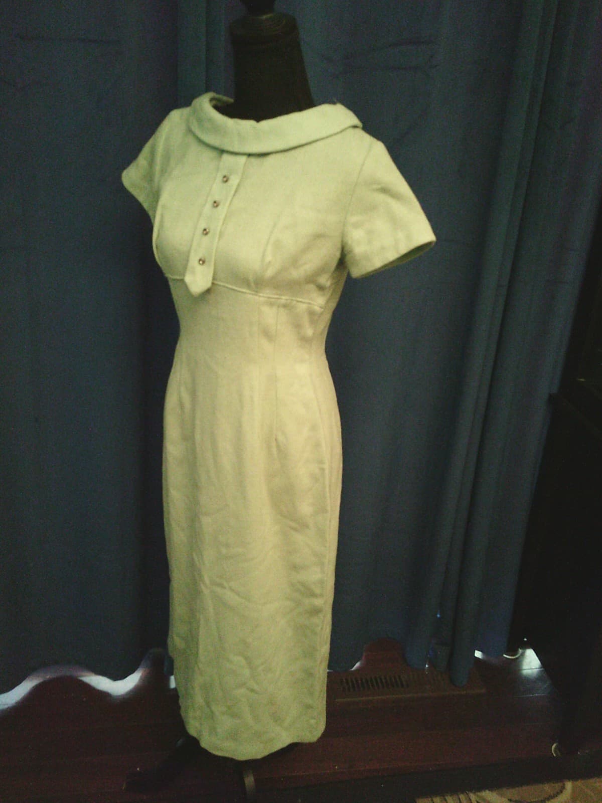 Marilyn Monroe Owned Worn Pale Greenish Blue Wool Dress friend Sydney Guilaroff 3