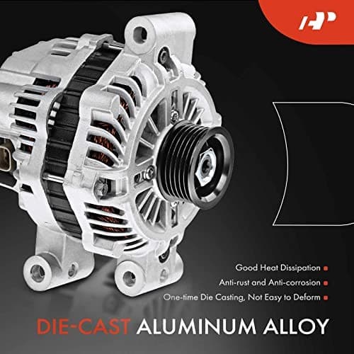  Alternator Compatible with Pontiac G8 2008-2009 V6 3.6L, 12V 120Amp Clockwise  5