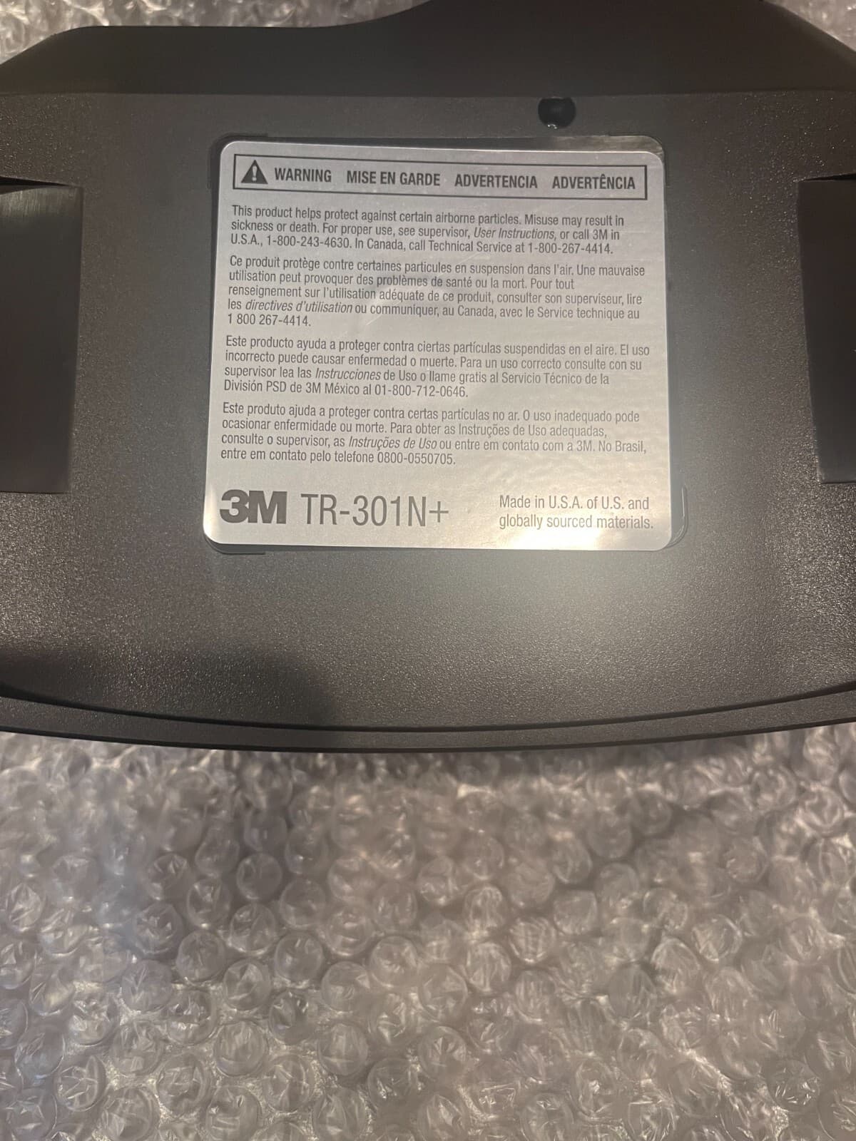 3M PAPR Respirator, Versaflo Powered Air Purifying Respirator Kit, TR-300N+ ECK 6