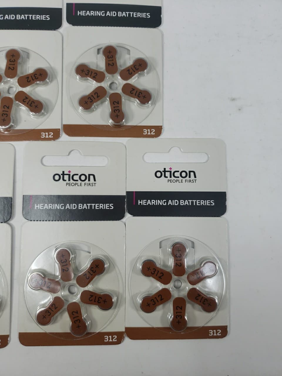 Oticon Hearing Aid Batteries Size 312 Sealed Lot of 30 Expired 01/23 See Photos 4