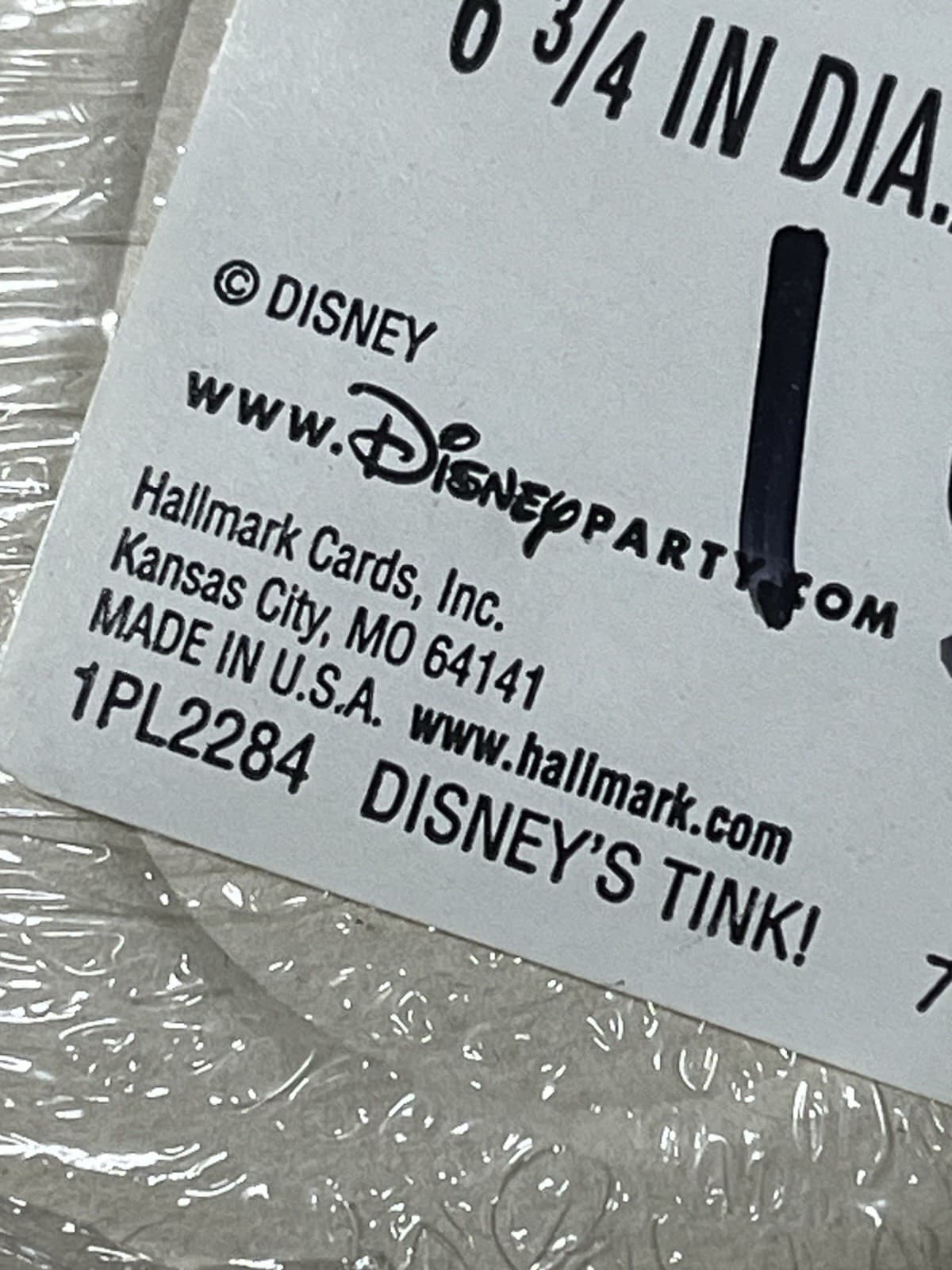 Vtg 1990s Disney Tinkerbell Collectible plates one pack 3