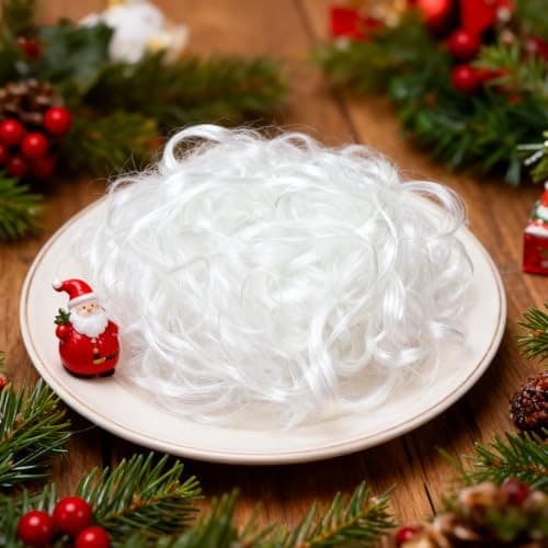 Fluffy Angel Hair, Premium Artificial Snow for Christmas Decorations, 100g 2