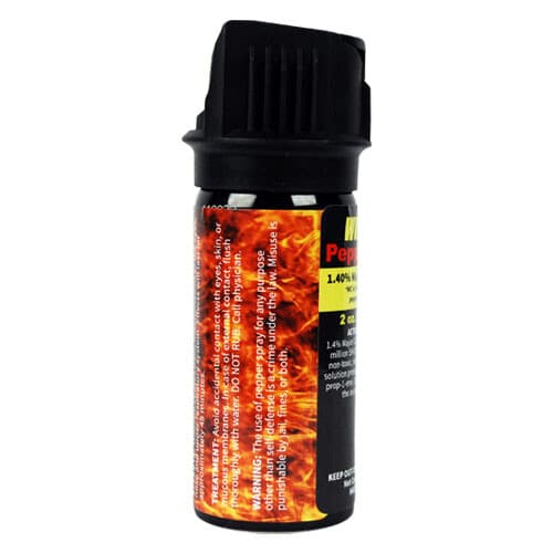 Hottest Wildfire Sticky Pepper GEL Self Defense 2oz Spray 1.4% MC. 10% OC UV Dye 6
