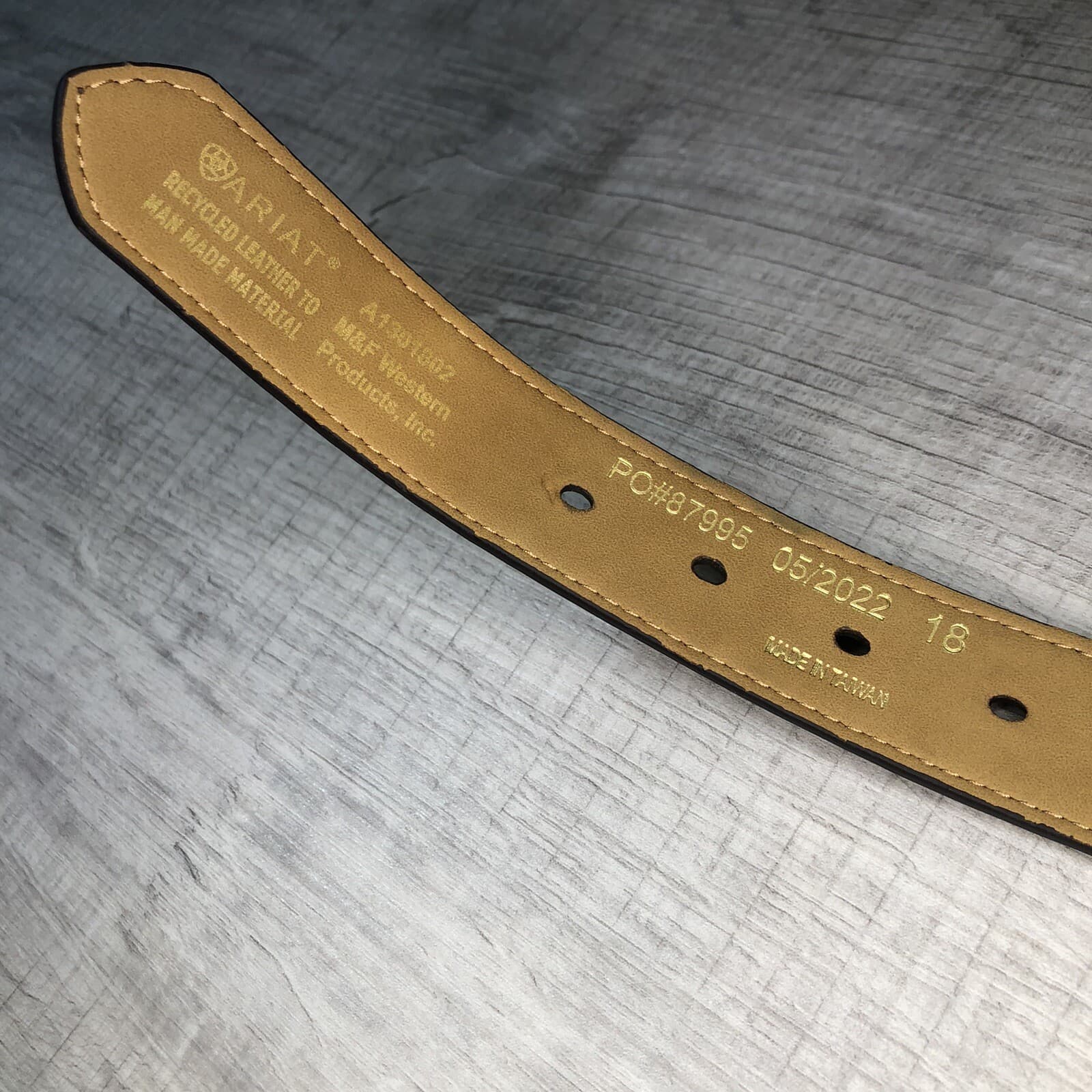 ARIAT GIRLS SCALLOPED BELT A1301802 3