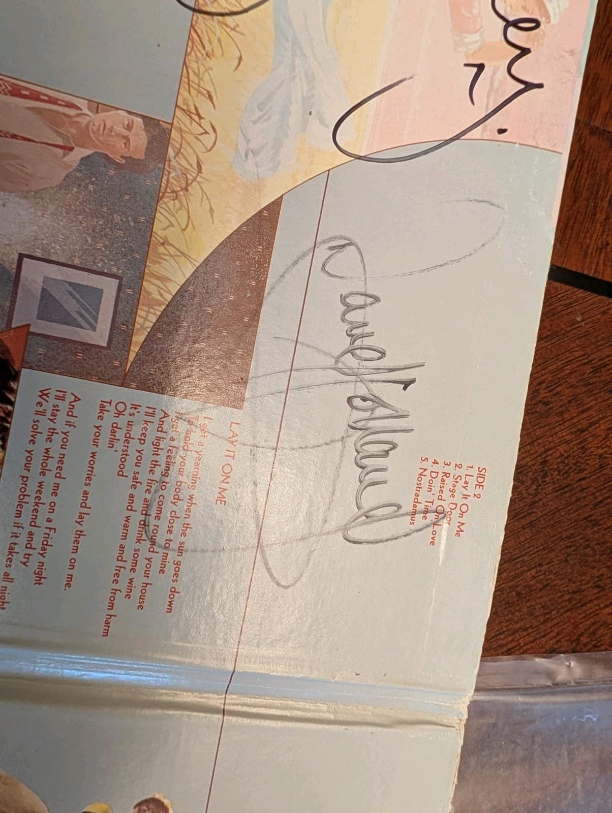 Signed Autographed Justin Hayward LP 3