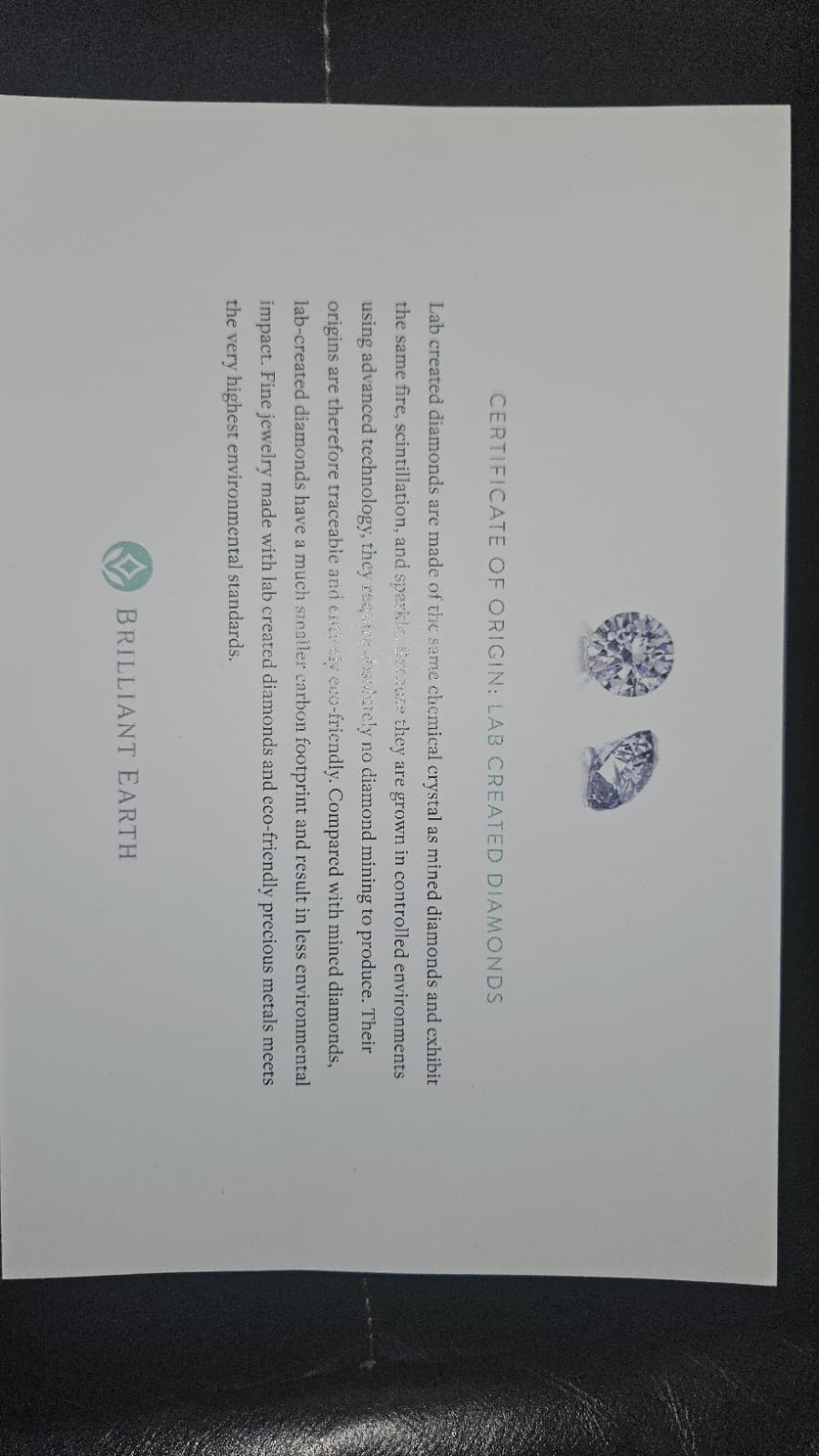 Diamond Engagement Ring Lab Created 3.0 Total CT. Weight 18k White Gold Band 5