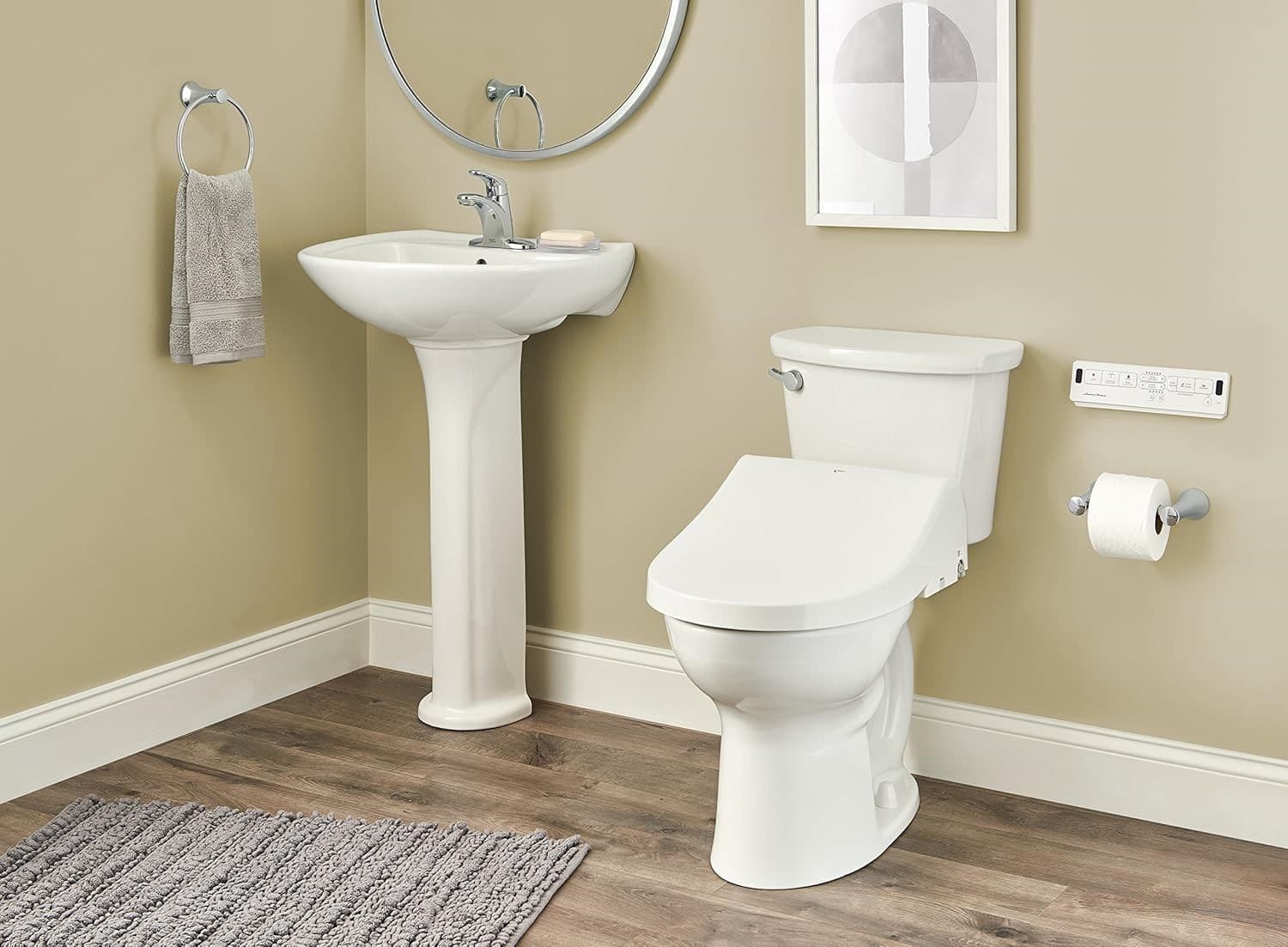 American Standard 8012A70GRC-415 INAX Heated Shower Toilet Bidet Seat White NEW 2