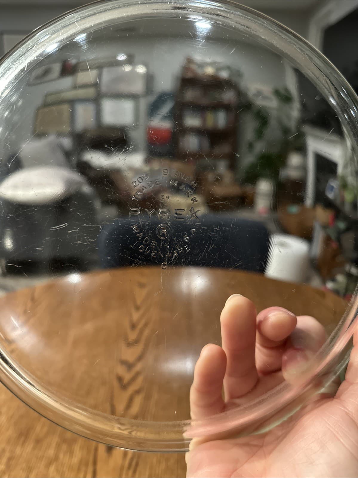 Pyrex Glass Pie Plate 209 Baking Dish Pan 9 inch Clear Vintage Set Of 3 6