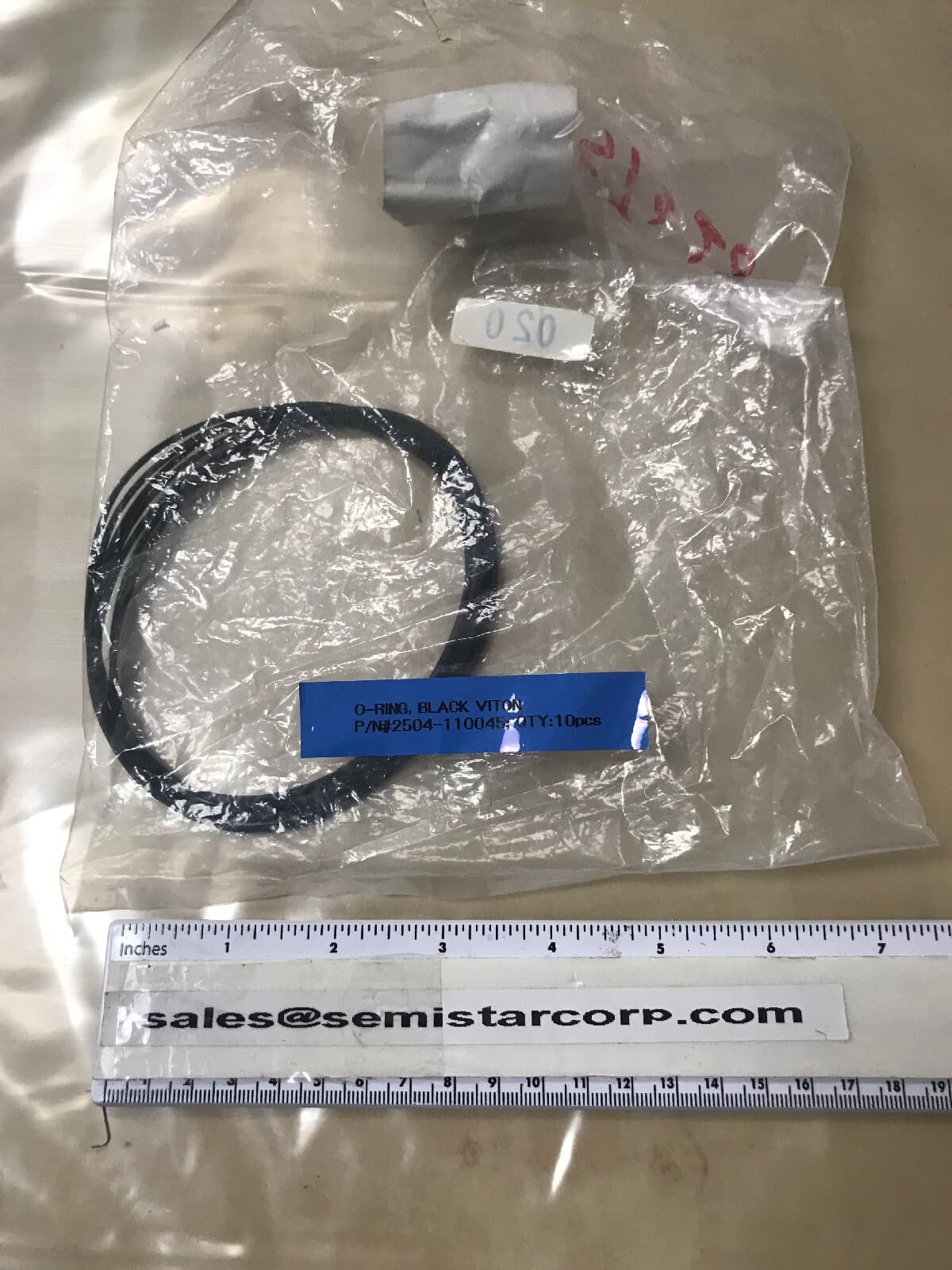 ST020 PN 2504-110045 O-ring ,black VITON 2