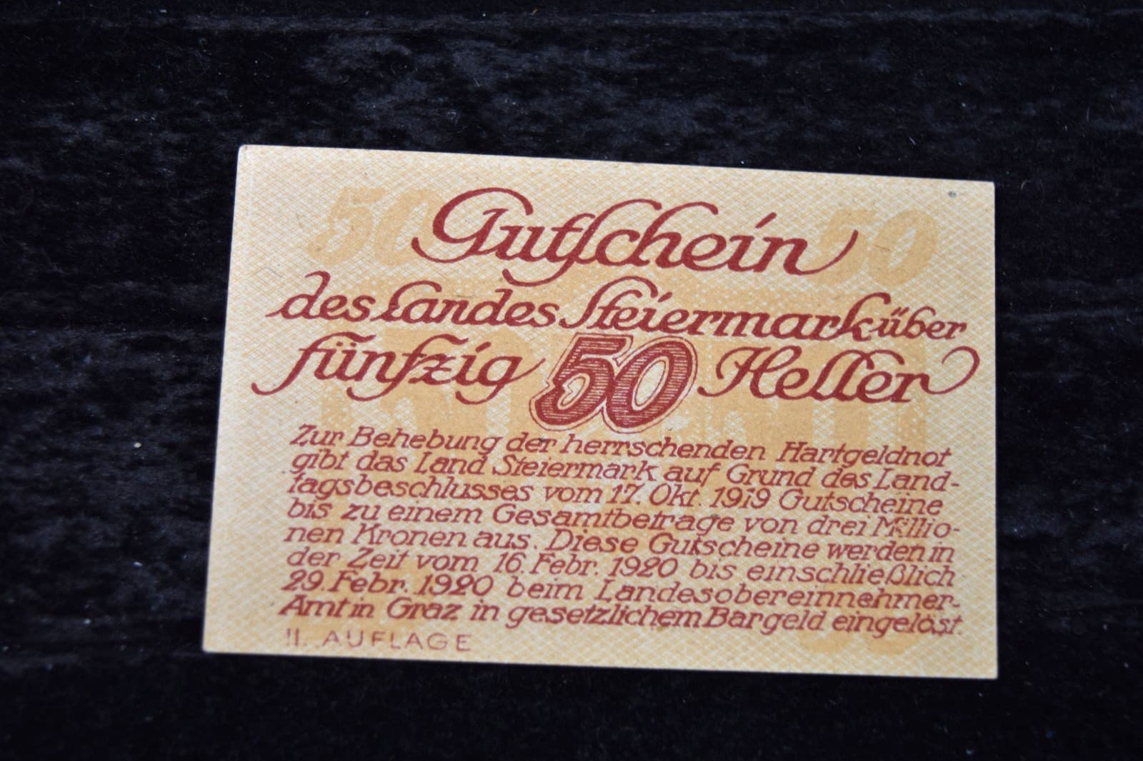 AUSTRIA  1920-21  NOTGELD   ST STEPHAN +  LINZ 2