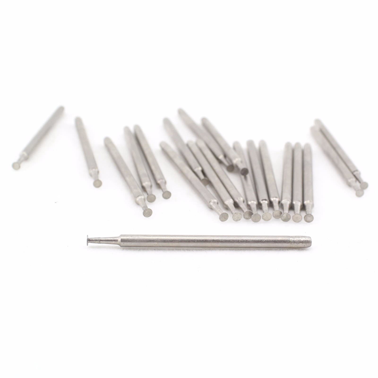 20Pcs 2mm Super-Thin T Head Diamond Grinding Bit Jade Carving Burrs Stone Tools 4