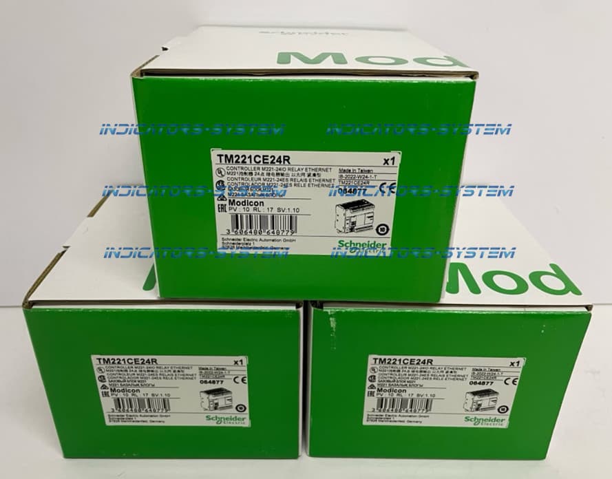 Schneider TM221CE24R Modicon M221 Logic Controller, 24 I/O, Ethernet, Brand New