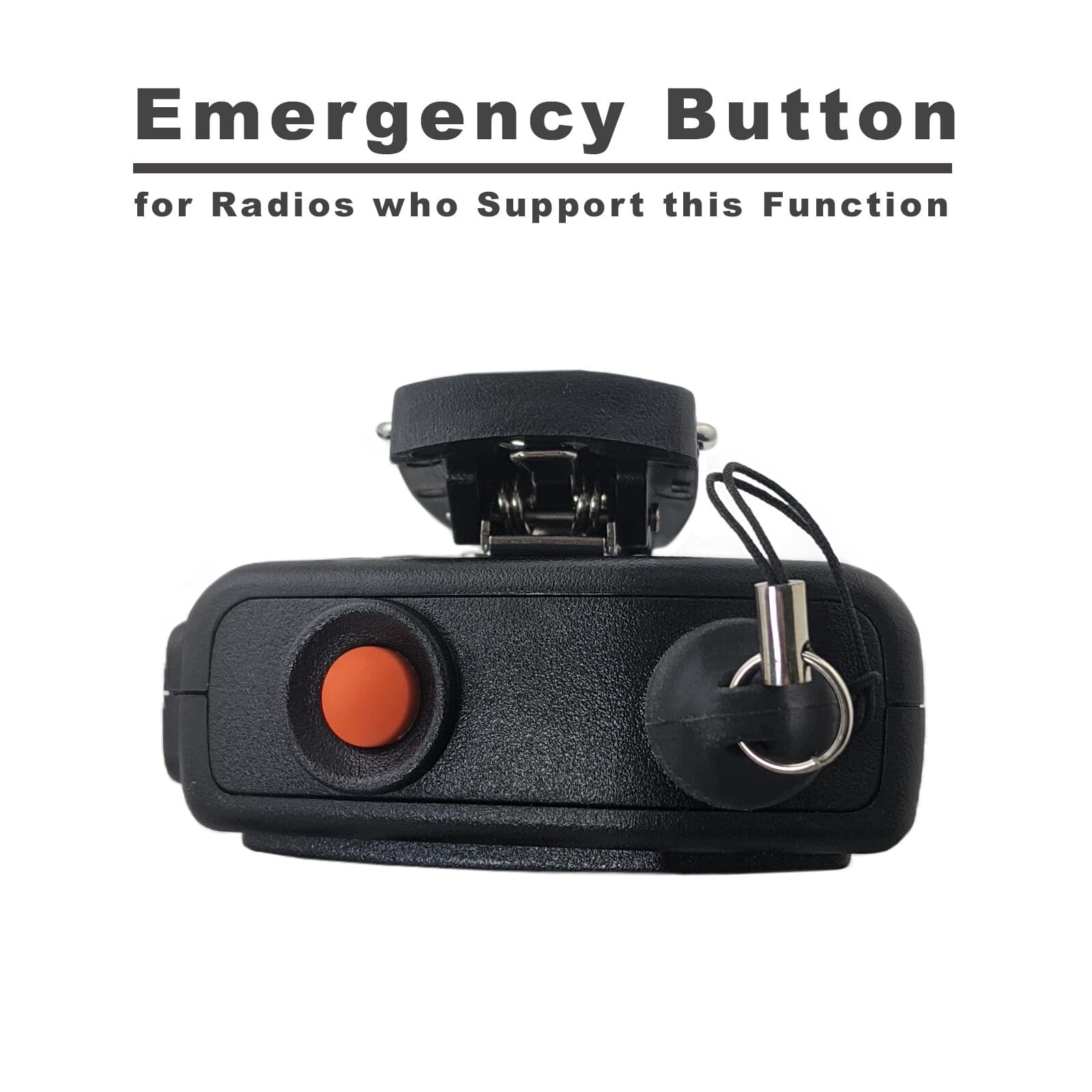 PTT Shoulder Speaker Microphone w/ Emergency Button for Motorola APX900 XPR7550 6