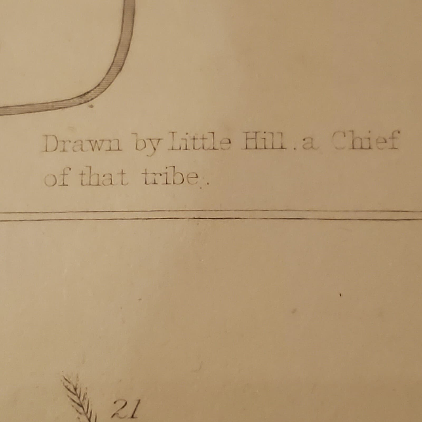  Winnebago  Drawing By Chief Little Hill Of Medicine Animal RARE 1850s   5