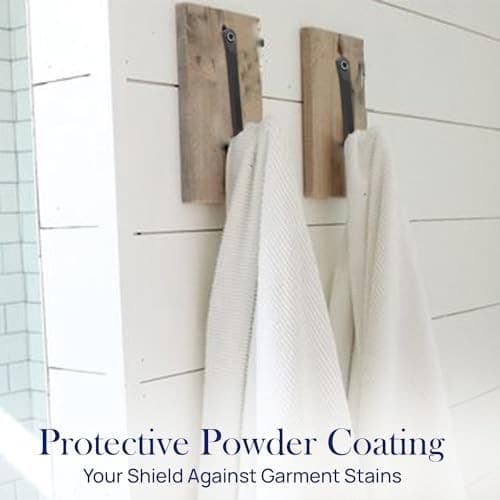  Single Prong Wrought Iron Hooks, Vintage Hand Forged Iron Classic Set Of 5 6