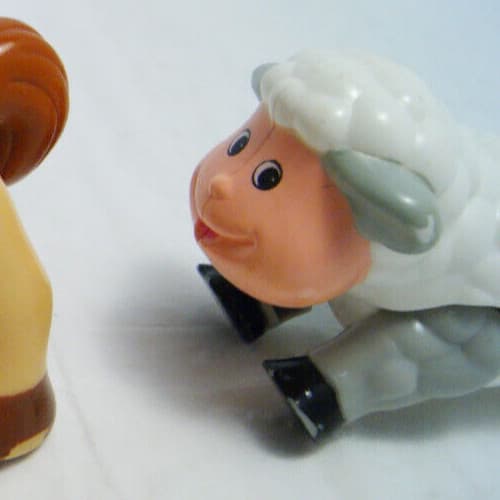 Fisher Price Click Clack Animals: Sheep, Cow, Pony/Horse Posable Toys READ 6