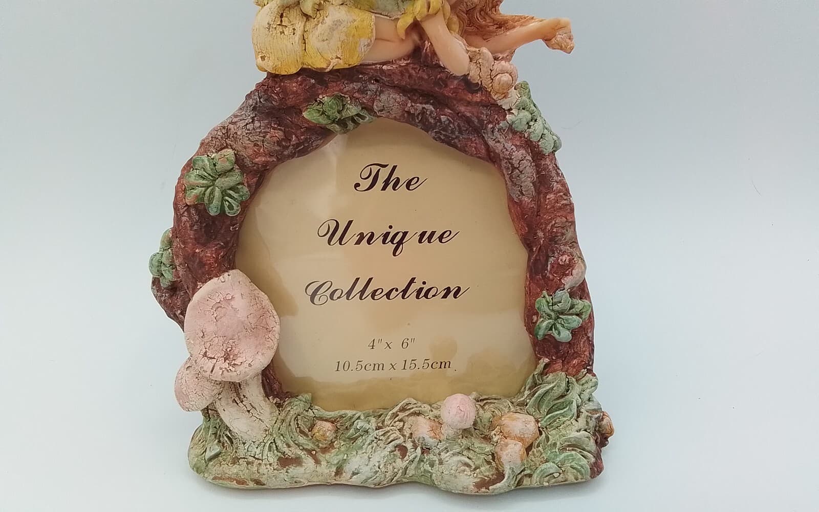 FAIRY MYSTICAL CREATURE 4 × 6" PICTURE PHOTO FRAME VINTAGE MUSHROOM FOREST WINGS 4