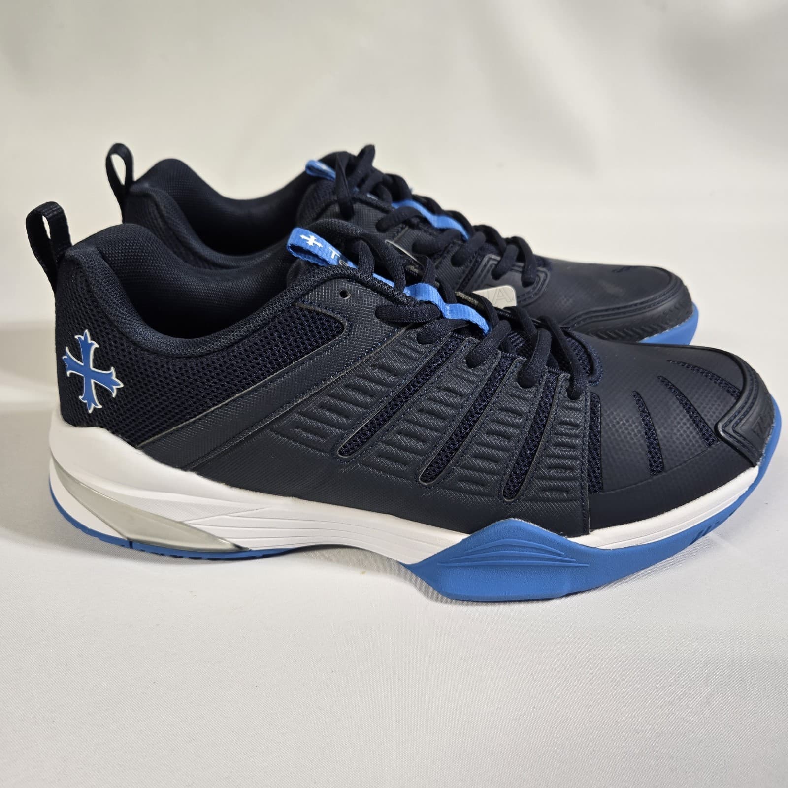 Teuton AC 1 Court Shoes Navy - Squash Badminton, Pickleball, Racquetball, Padel 2