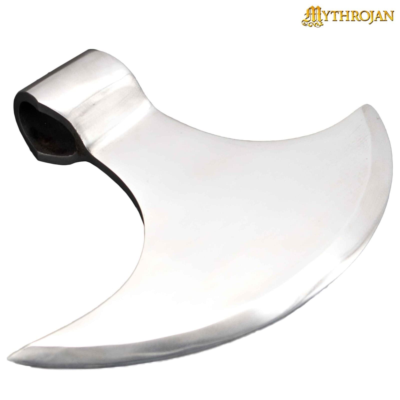 Viking Axe Head Battle Ready Medieval Carbon Steel Etswing Hand Bearded Tool