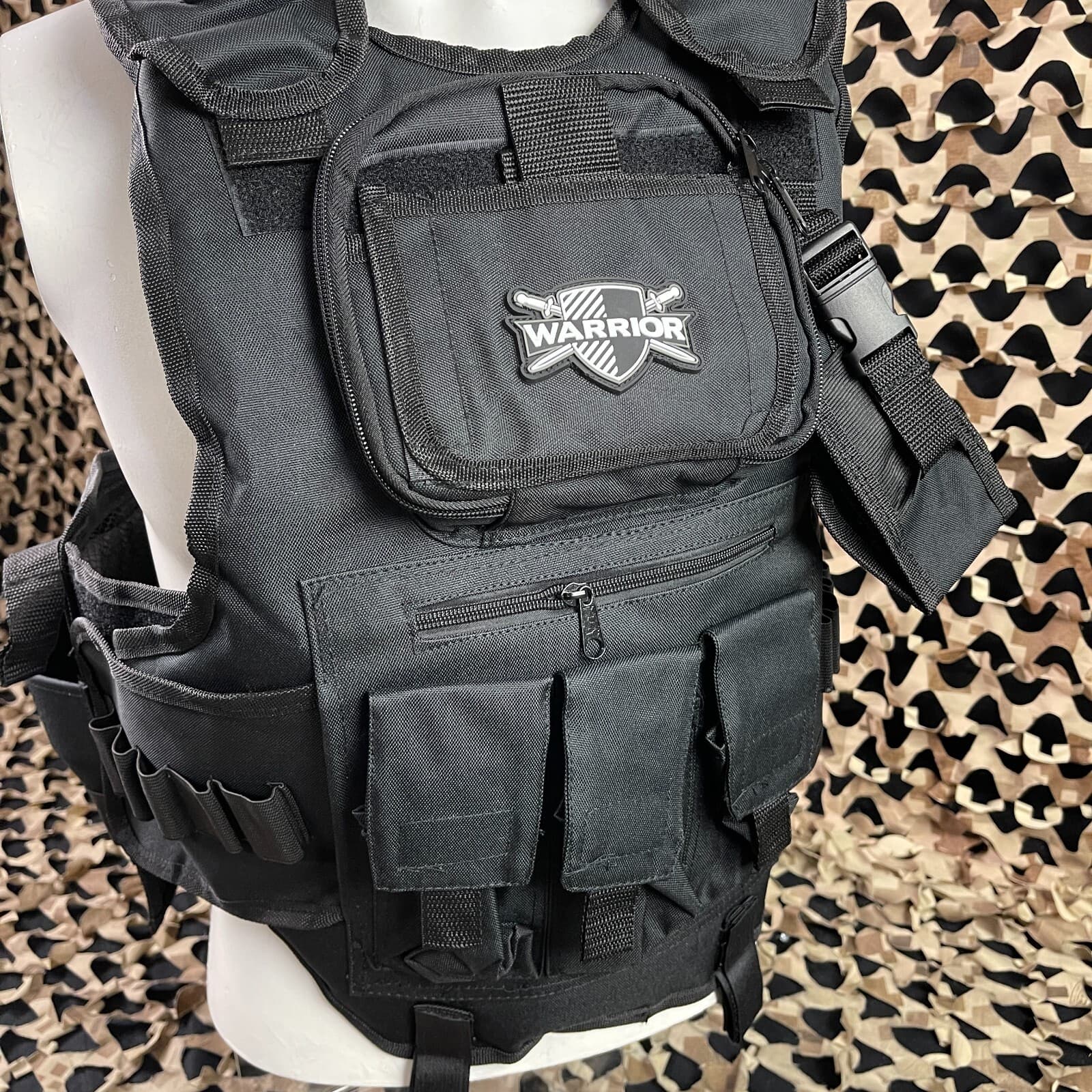 New Warrior Paintball Tactical Vest - Black 5