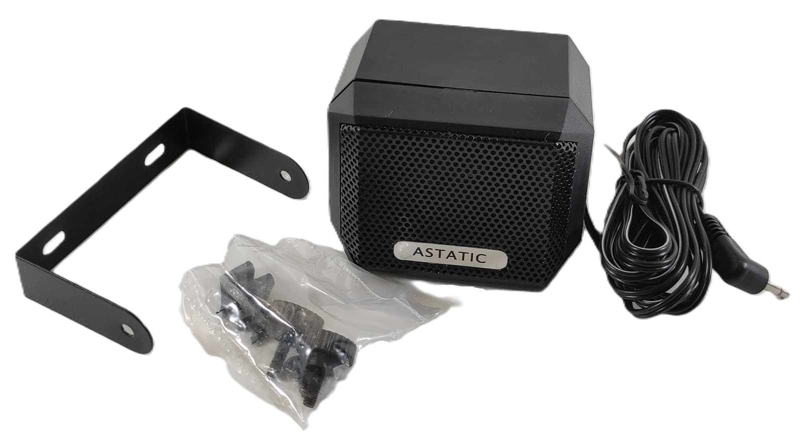 4 Lot Astatic 302-VS4 Compact External Speaker for CB Radio Ham Radio or Scanner 2