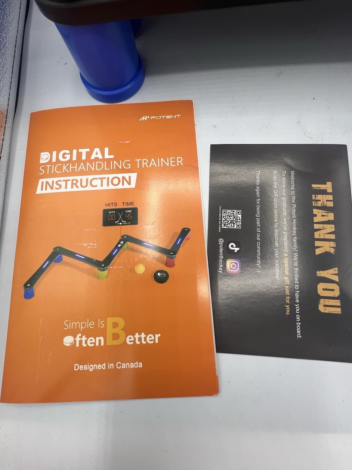 Potent Digital Stickhandling Trainer Hockey Built-in Scoreboard & Countdown 2