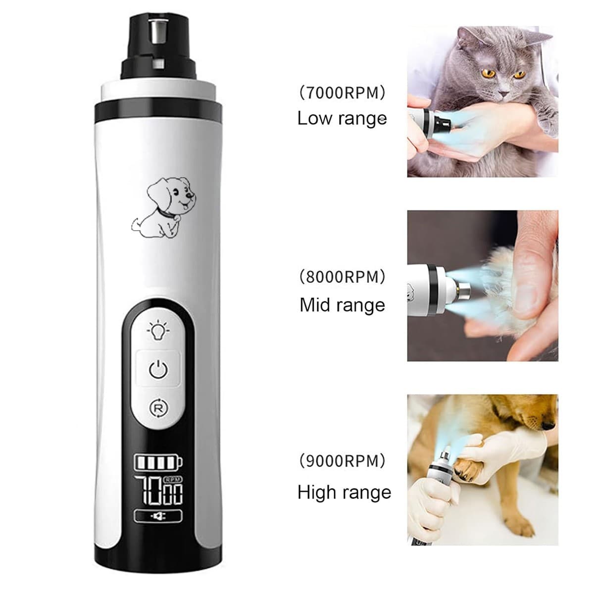 Silent Groom Pro Nail Grinder 2025 Upgraded Silent Groomer Pro Nail US 3