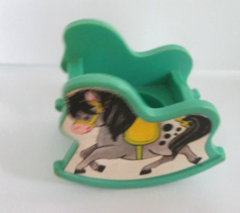 Vtg 1972 Fisher Price Little People Dollhouse Nursery Baby Furniture Set 2