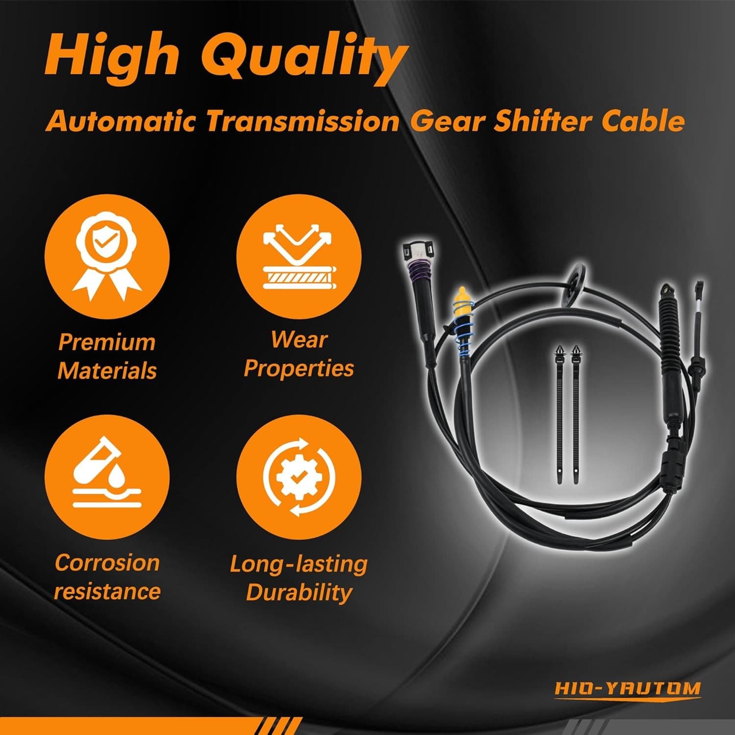 12477640 Automatic Transmission Gear Shifter Cable Compatible with Chevy  5