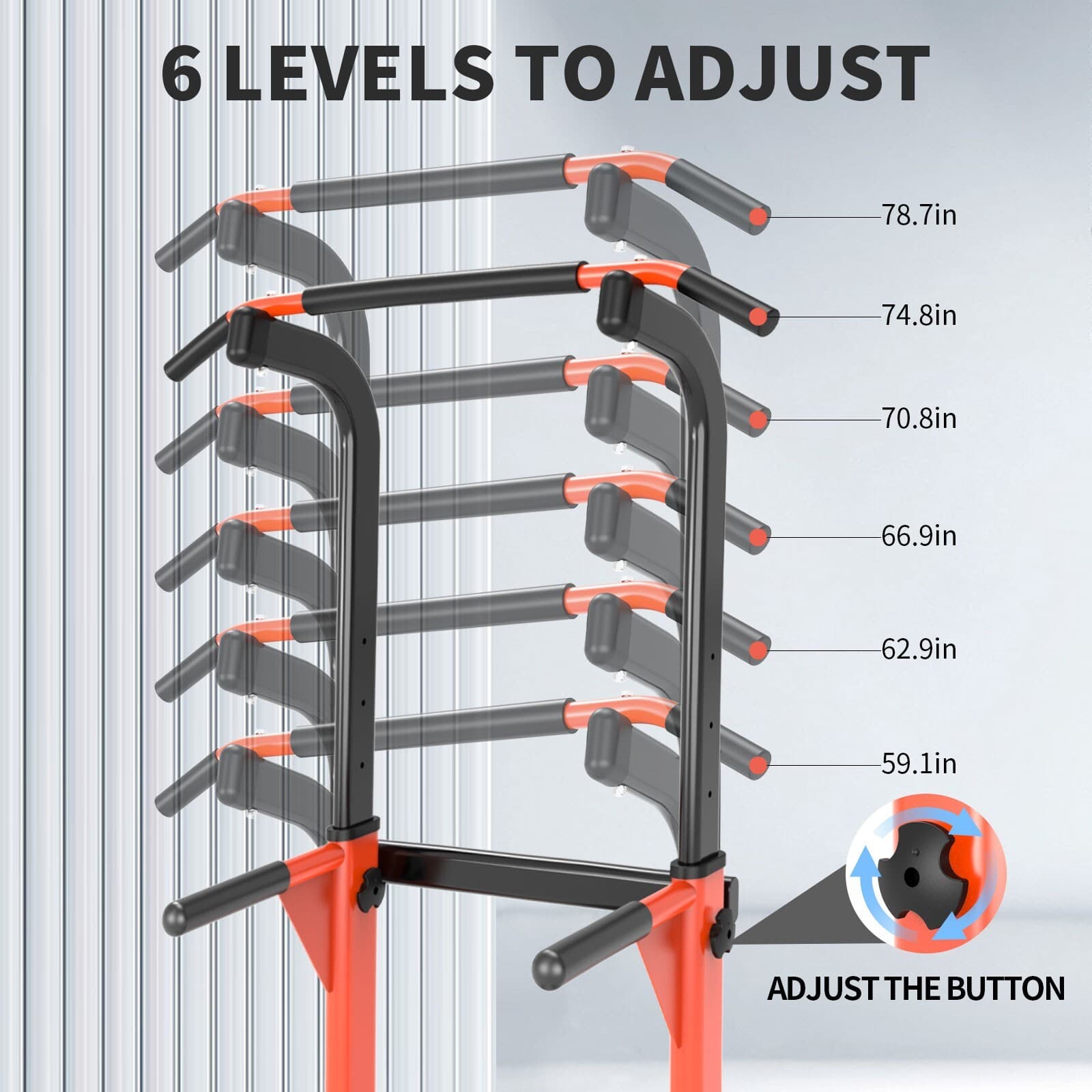 K KiNGKANG 330LBS Power Tower - Dip Station & Pull-Up Bar for Home Gym Workouts 3