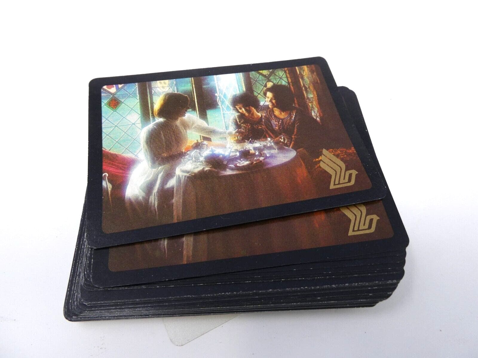 Singapore Airlines Copenhagen Playing Cards Ladies Drinking Tea Vintage EUC 2