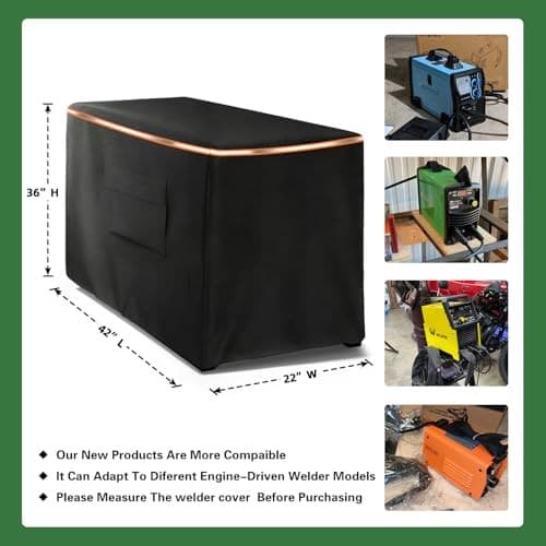 Engine Driven Welder Heavy Duty Cover compatible with Miller Welder  3