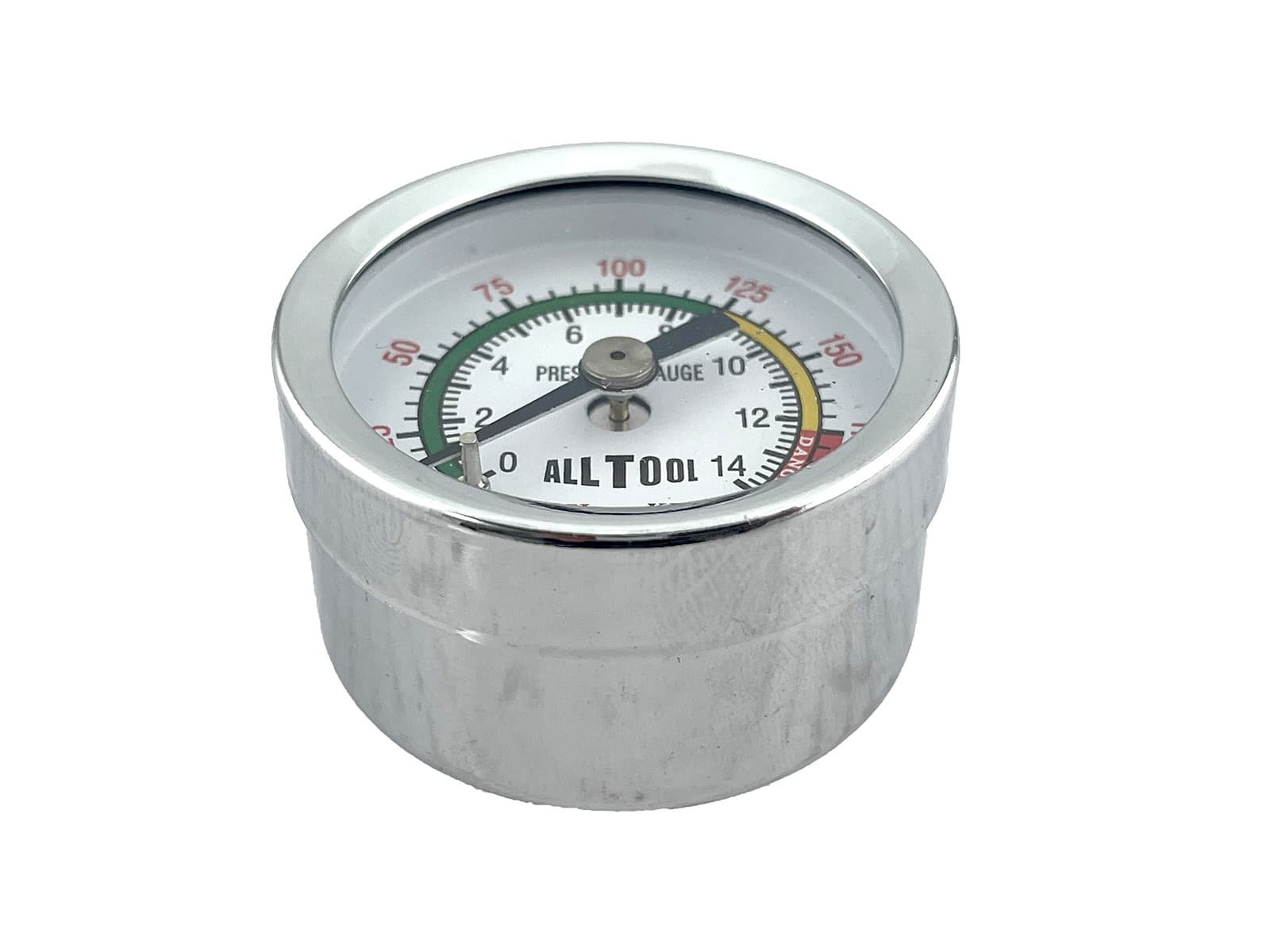 Air Pressure Gauge 1.5" Dial Center Back Mount 1/8"NPT - 0 to 200PSI Color Coded 2