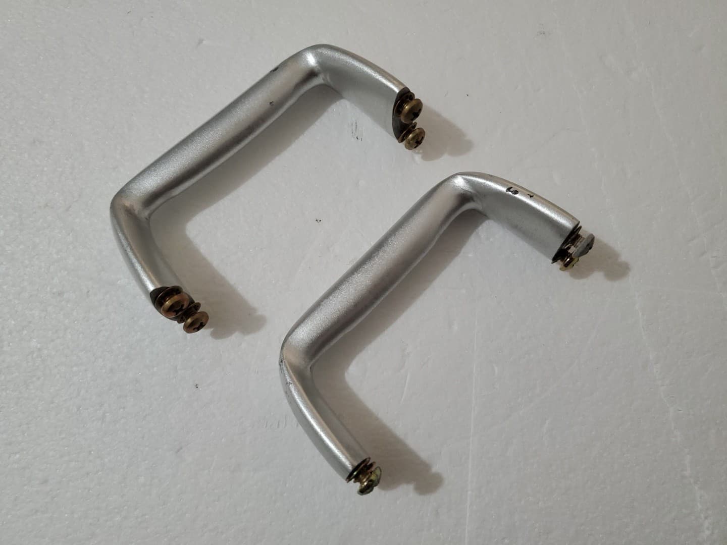 3U Aluminum Rack Mount Handles w/ Screws - Equipment Amplifier Silver Heavy Duty 6