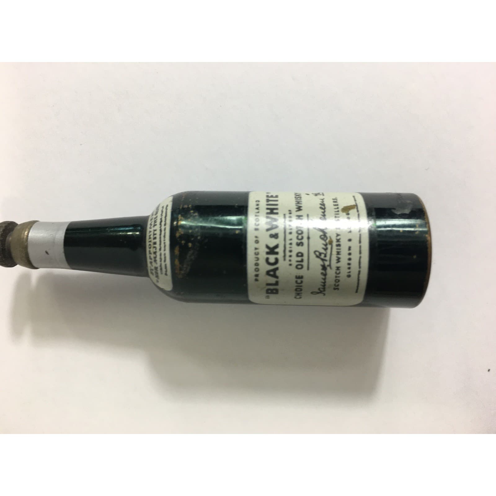 Vintage Black & White Scotch Whisky Bottle Opener West Germany Barware 5