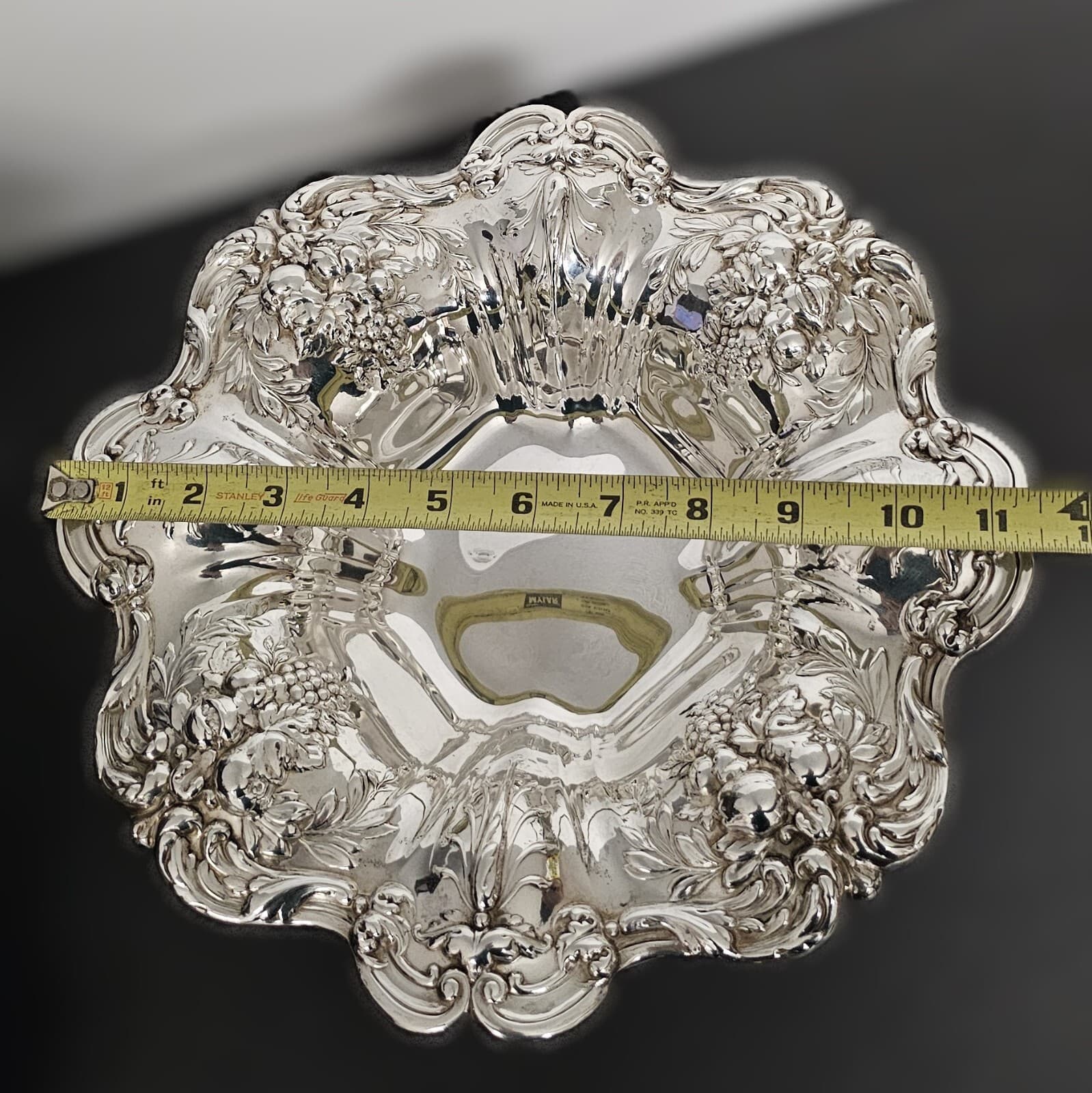 Reed & Barton X552 Francis I .925/1000 Sterling Silver serving Bowl 11.5" 3