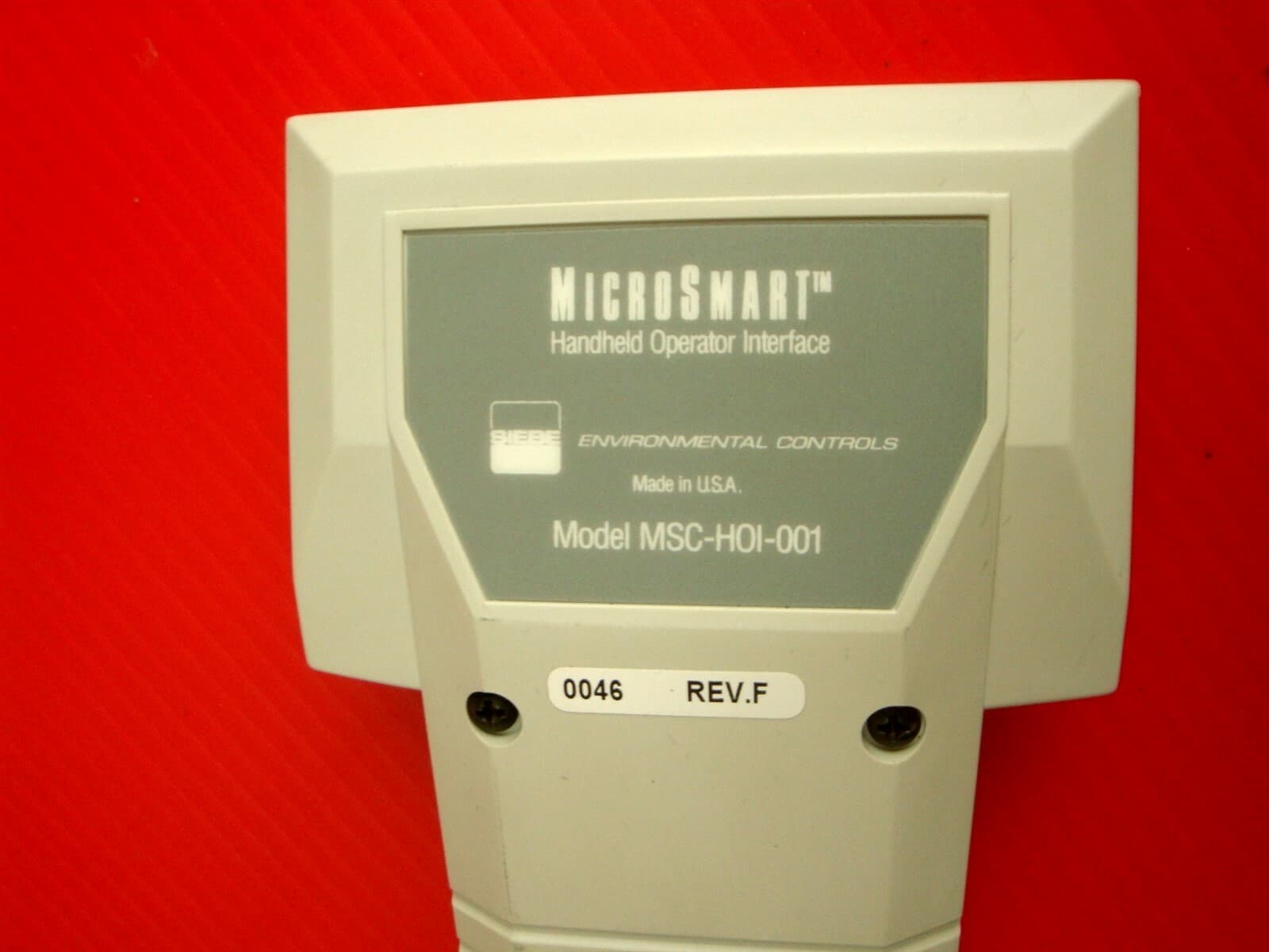 Siebe MICROSMART MSC-HOI-001 (New) HANDHELD OPERATOR INTERFACE w/Bag & Manual 6