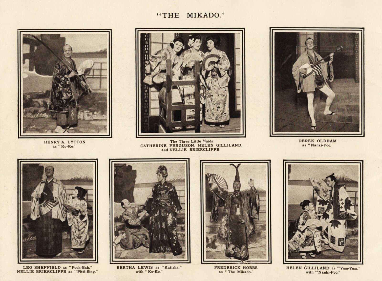 D'Oyly Carte GILBERT and SULLIVAN Operas 1919-1920 Rare London Souvenir Program 6